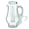 Service Ideas Plastic Water Pitcher with Ice Tube, 2.4 Liter, Bell Body SWP24BS - alternate 1